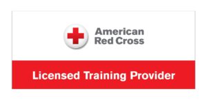 American Red Cross Licensed Training Provider logo.